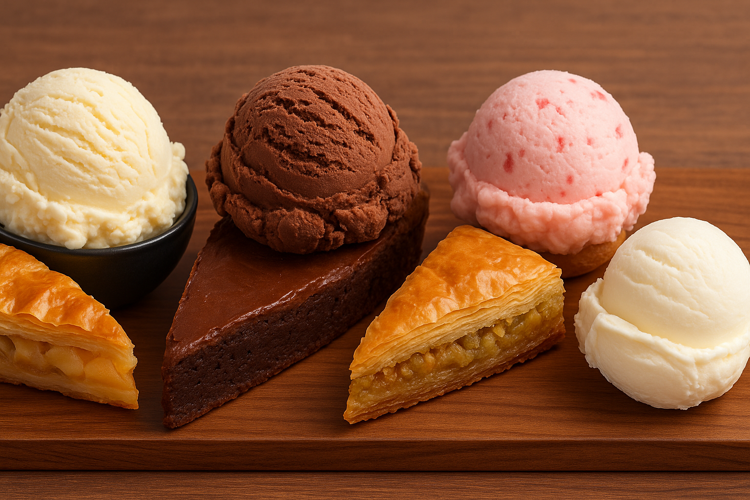 Dondurma ve Tatlı Kombinleri